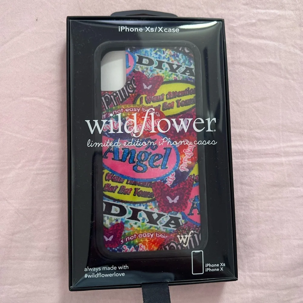 Wildflower Y2K inspired phone case
